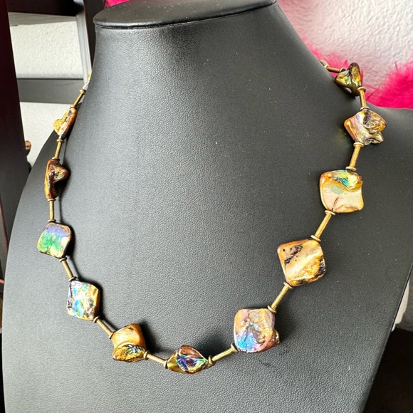 Diamond Shell and 925 Silver Necklace - Picture 3 of 9